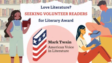 Help Select 9th Annual Mark Twain American Voice in Literature Award Winner