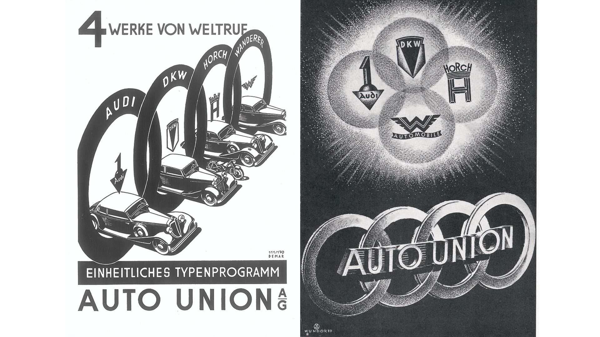 Car Logos. Audi Four Rings-1