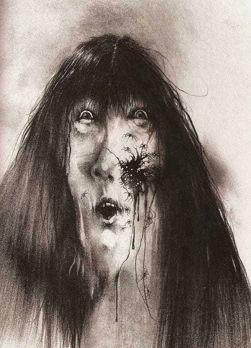 The Red Spot, horror fiction