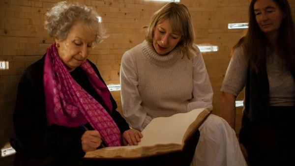 Margret Atwood at the Silent Room in Future Library 