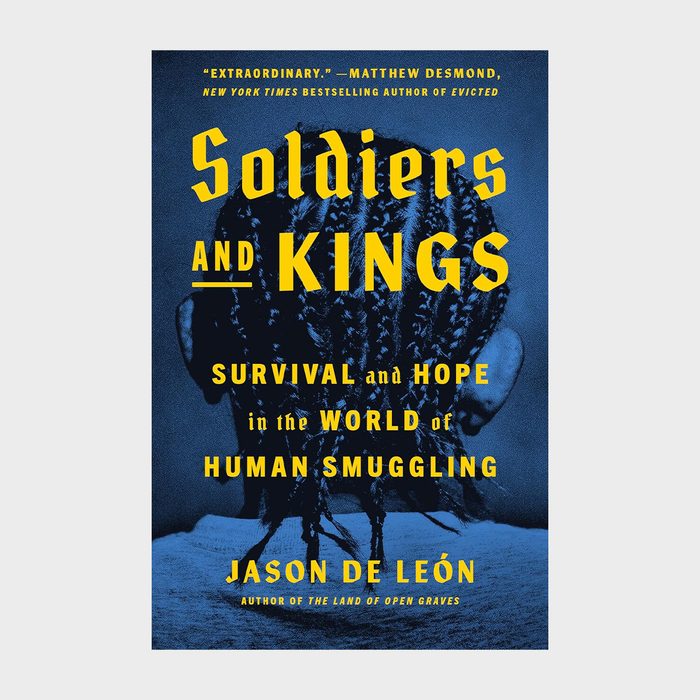 Book cover shows a head with braids; text reads: