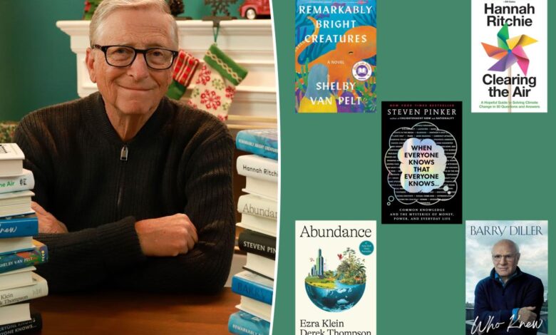 Bill Gates reveals his 2025 top book recommendations